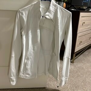 White Lululemon Define Jacket